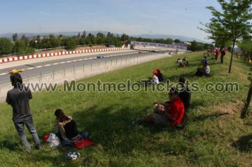 Zone Pelouse <br />Circuit Montmelo <br /> GP Catalogne <br />Grand Prix de Catalogne motos